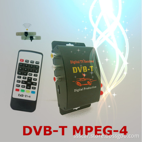 New Car DVB-T MPEG-4 Digital TV Receiver Wth Small Design (250km/h high-speed watching television) for Car
